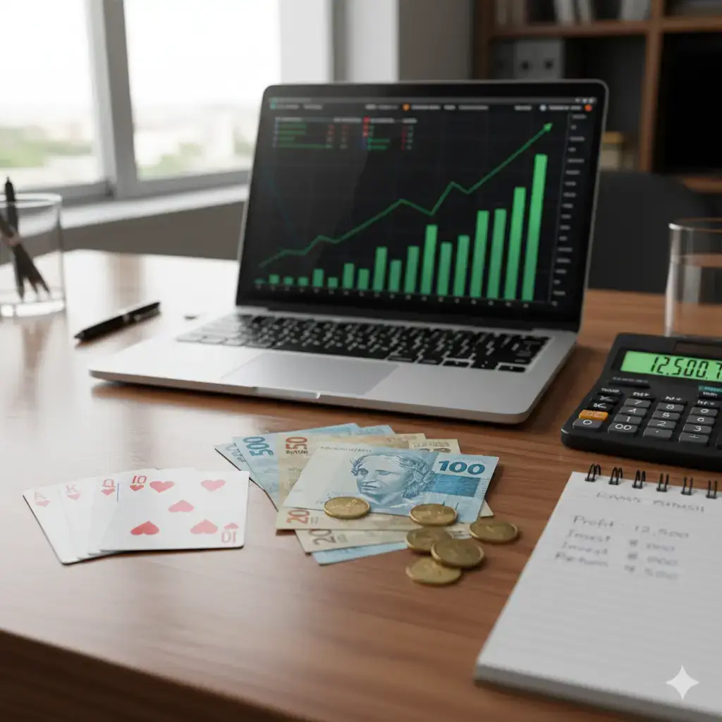 Joguei Cacheta Profissionalmente Por 3 Meses (Números Reais)